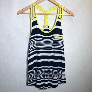 E&M Striped Strappy Tank Top